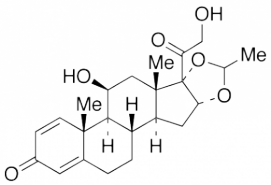 16a,17-[(1RS)-ethylidenebis(oxy)]-11b,21-dihydroxypregna-1,4-diene-3,20-dione